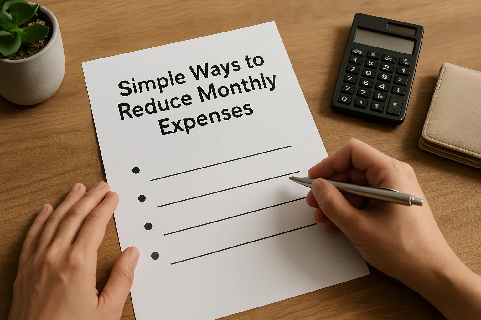 Simple Ways to Reduce Monthly Expenses
